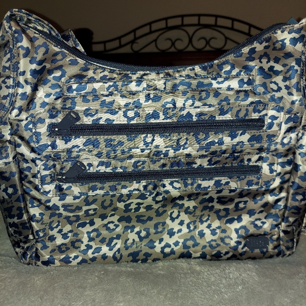 Lug Camper Leopard Navy